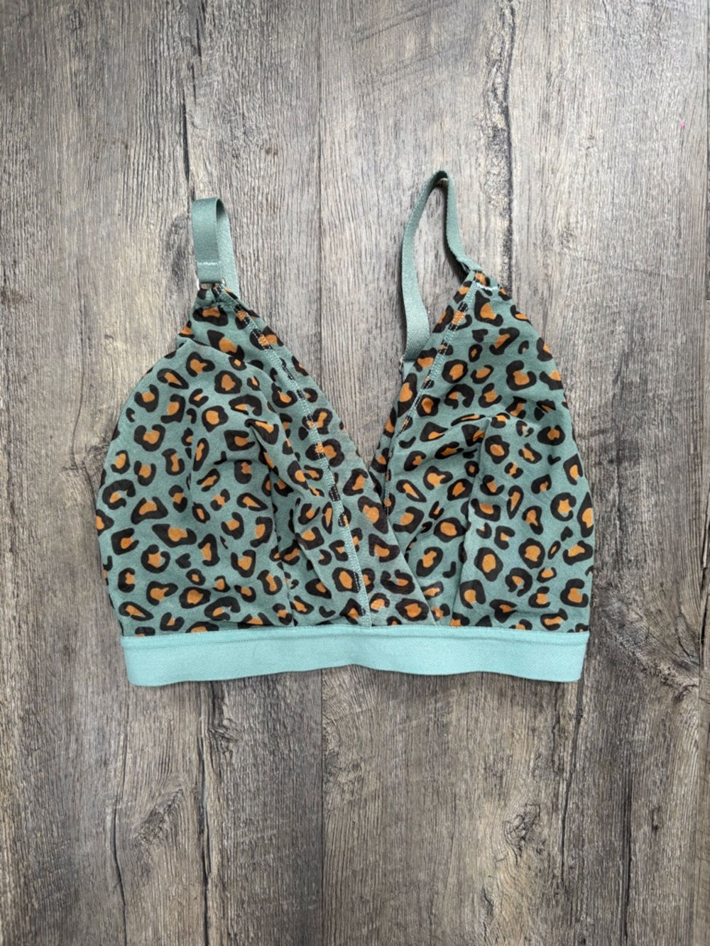 Teal Leopard Bralette